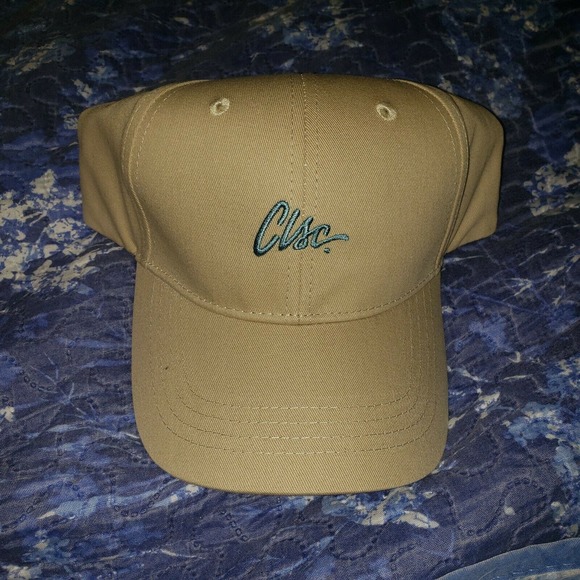 Classic CLSC Streetwear Beige Snapback Hat Baseball Cap Blue‎ Logo - Picture 1 of 4